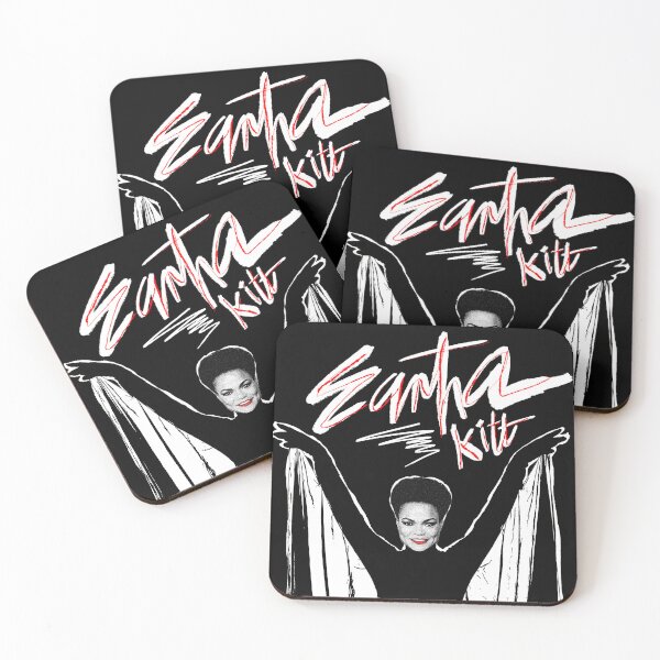 Item preview, EARTHA KITT 80S RETRO STYLE BLACK BACKGROUND designed and sold by DiscoDiscoMx.
