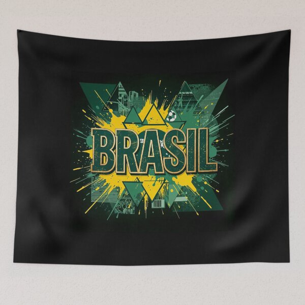 Item preview, BRAZIL World Cup Streetwear Art #12 designed and sold by Helios Be. Lavsh.