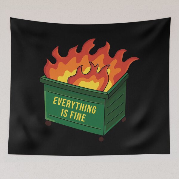 Item preview, Dumpster Fire designed and sold by Design Minds Boutique.