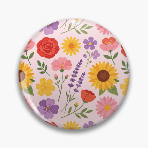 Item preview, Pink Floral Print designed and sold by Andrea Kreates.