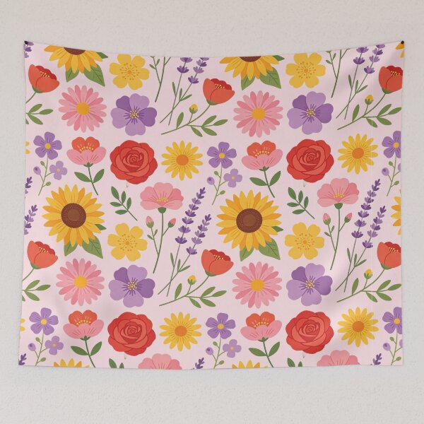 Item preview, Pink Floral Print designed and sold by Andrea Kreates.