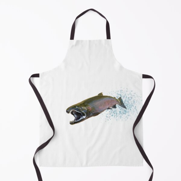 Item preview, Coho Salmon Leaping designed and sold by fishinjonny.