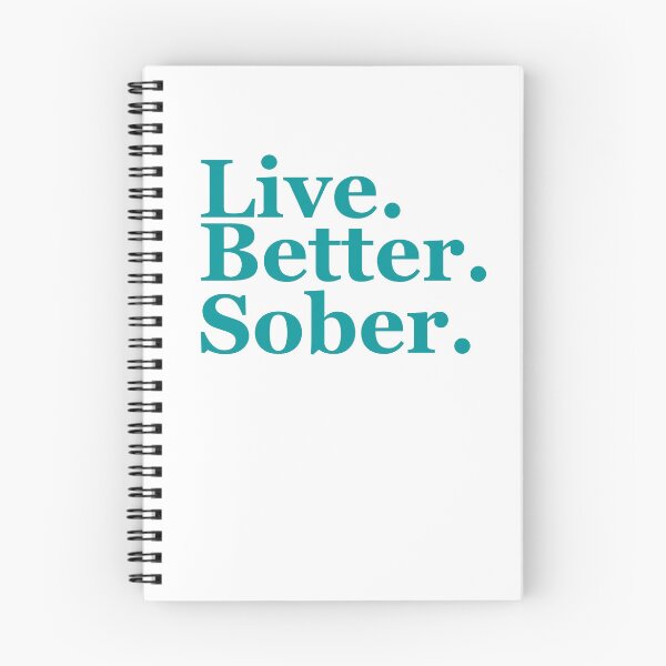 Item preview, Live Better Sober Typography Design designed and sold by Live Better Sober.