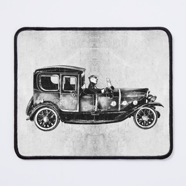 Item preview, Vintage Tin Wind-Up Limousine Toy Edwardian Chauffeur designed and sold by Ghoul Enterprises.