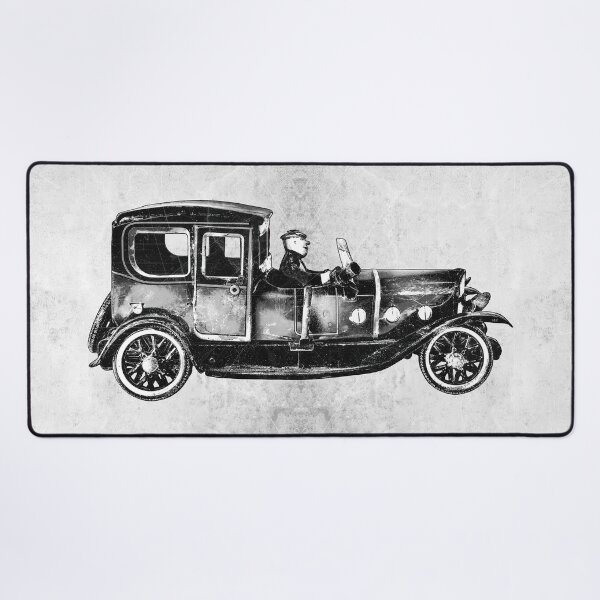Item preview, Vintage Tin Wind-Up Limousine Toy Edwardian Chauffeur designed and sold by Ghoul Enterprises.