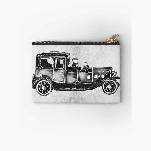 Item preview, Vintage Tin Wind-Up Limousine Toy Edwardian Chauffeur designed and sold by Ghoul Enterprises.