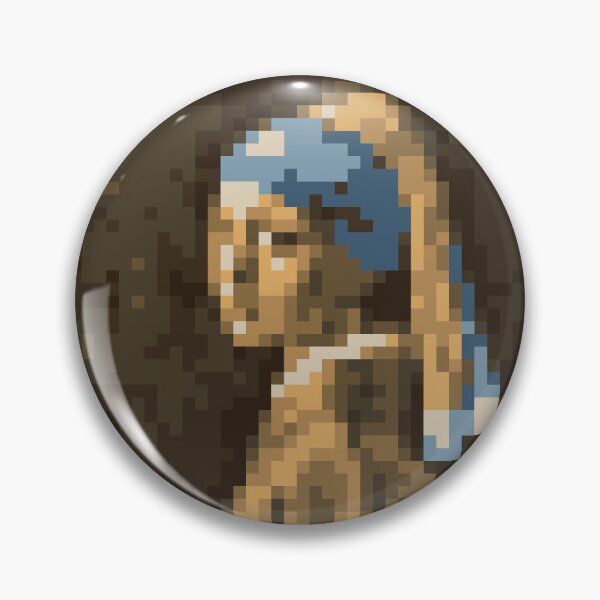 Item preview, Pixel Meisje met de parel designed and sold by alexfrederico.