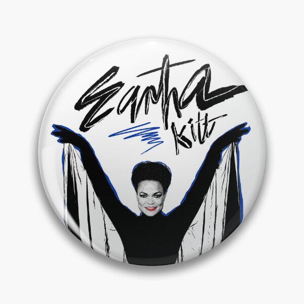 Item preview, EARTHA KITT 80S RETRO STYLE WHITE BACKGROUND designed and sold by DiscoDiscoMx.