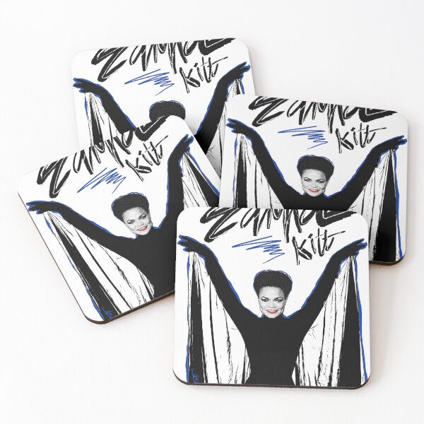 Item preview, EARTHA KITT 80S RETRO STYLE WHITE BACKGROUND designed and sold by DiscoDiscoMx.