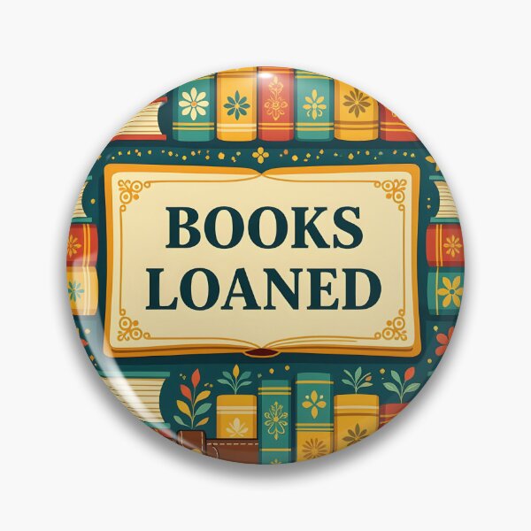 Item preview, “BOOKS LOANED” colorful old notebooks and books  designed and sold by Ponted.