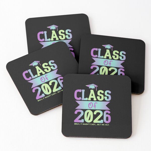 Item preview, Class of 2026 Bruh It Wasn’t Easy But We Out Graduation Meme designed and sold by Abibless1998.