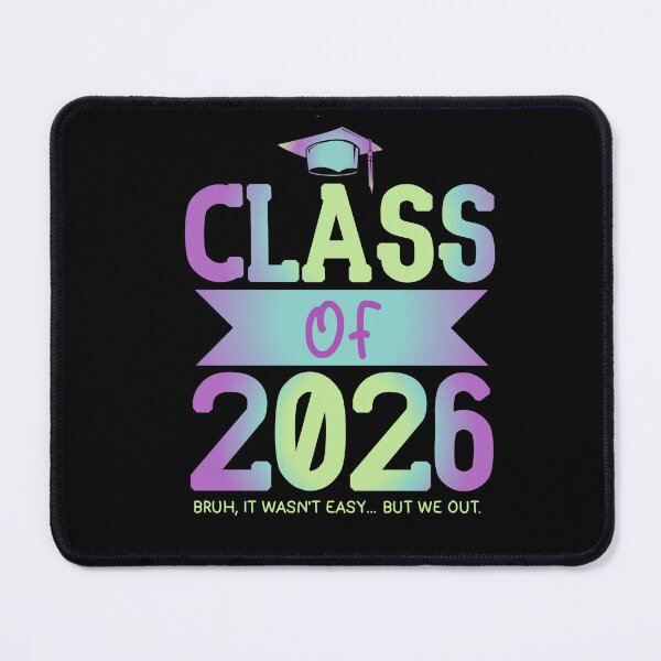 Item preview, Class of 2026 Bruh It Wasn’t Easy But We Out Graduation Meme designed and sold by Abibless1998.