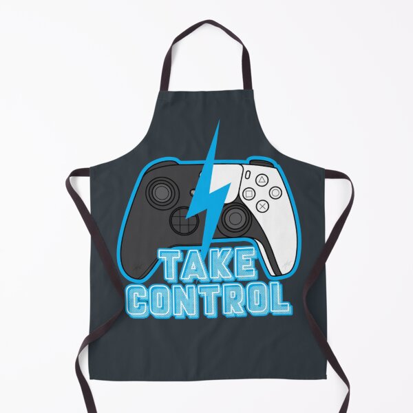 Item preview, Take Control - Electric Cyan Gaming Badge designed and sold by MrGlayga.