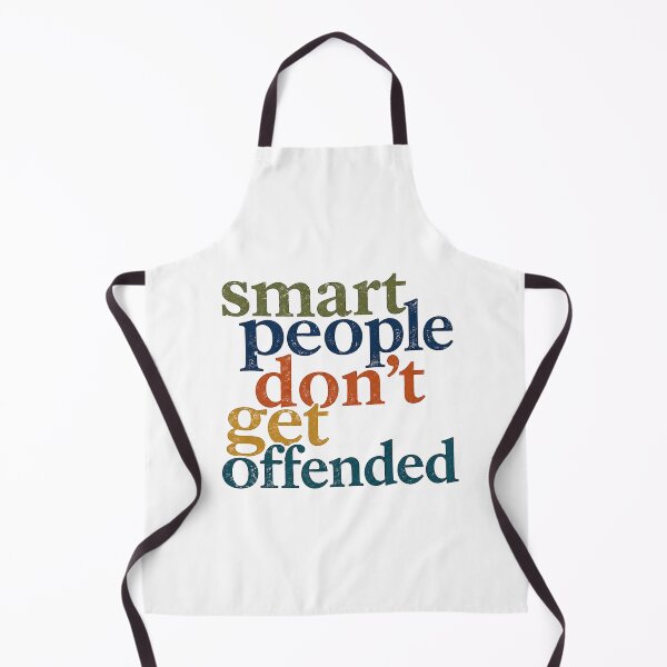 Item preview, Smart People Don’t Get Offended Typography Funny Sarcastic Quote Gift designed and sold by Bright08.