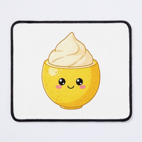 Item preview, Kawaii Amalfi Lemon Gelato in Sfusato cup Italia Dessert Design designed and sold by EmeraldeaArt.