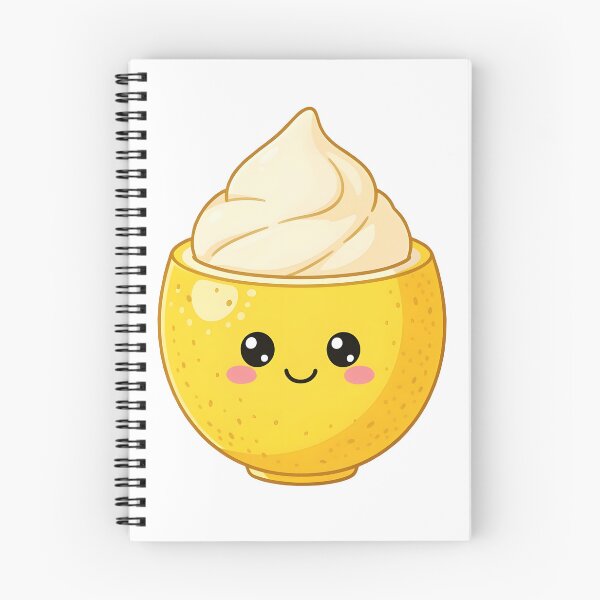 Item preview, Kawaii Amalfi Lemon Gelato in Sfusato cup Italia Dessert Design designed and sold by EmeraldeaArt.