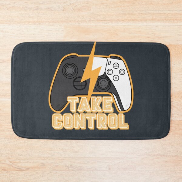Item preview, Take Control - Electric Cyan Gaming Badge designed and sold by MrGlayga.