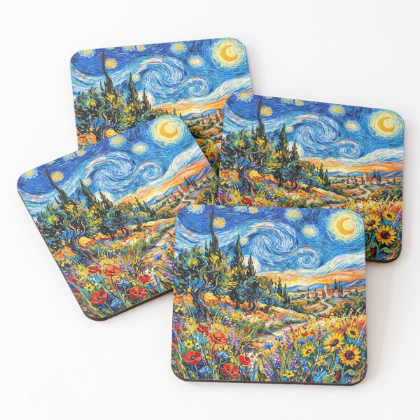 Item preview, Starry Night Countryside  designed and sold by FlowerSeller1.