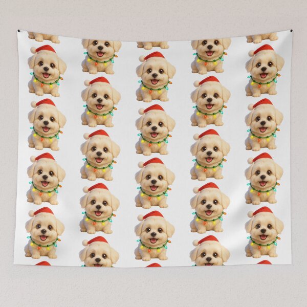 Item preview, Christmas Maltese Dog designed and sold by Sillytoe.