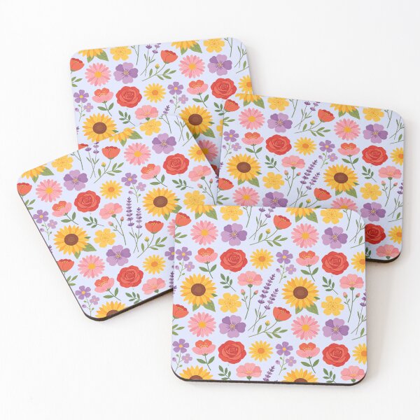 Item preview, Pretty, Blue Floral pattern designed and sold by Andrea Kreates.