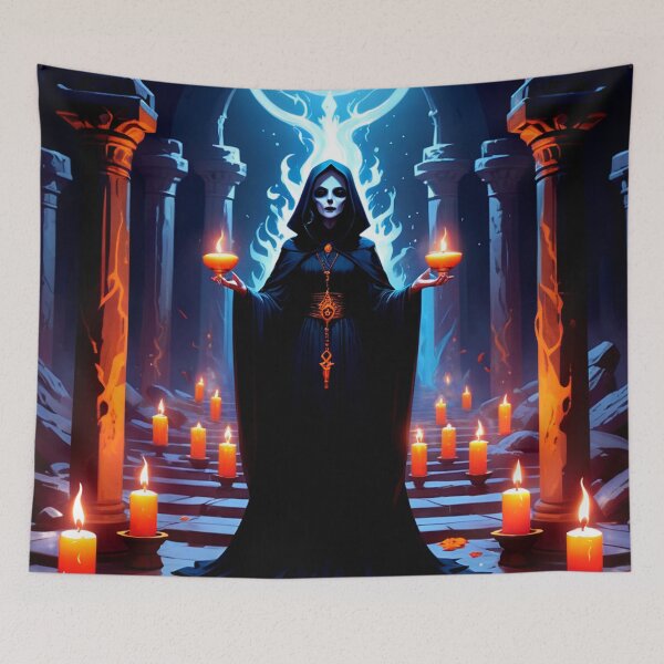 Item preview, Candlelight Mythical Art magnific ancient temple designed and sold by tim tal.
