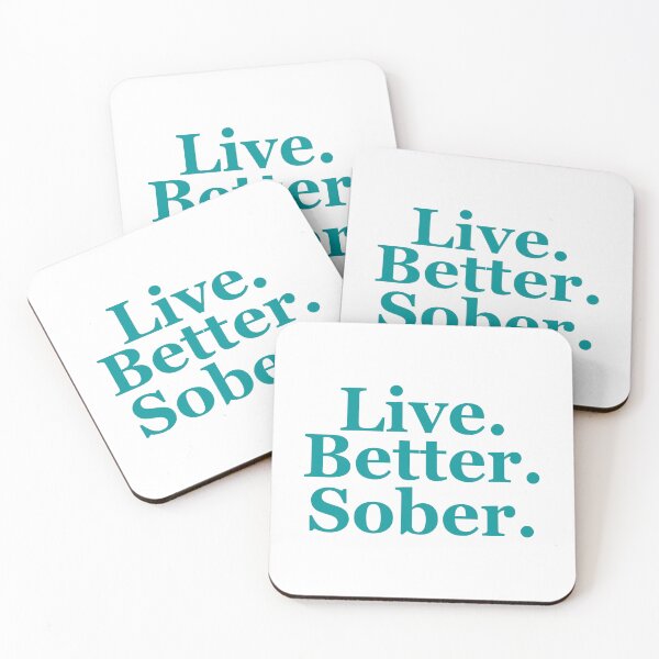 Item preview, Live Better Sober Minimalist Typography designed and sold by Live Better Sober.