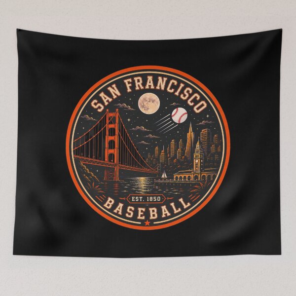 Item preview, San Francisco Baseball Style Logo Shirt – Bay Area Sports Hoodie, Sticker & Fan Gift designed and sold by TKOprintdesigns.