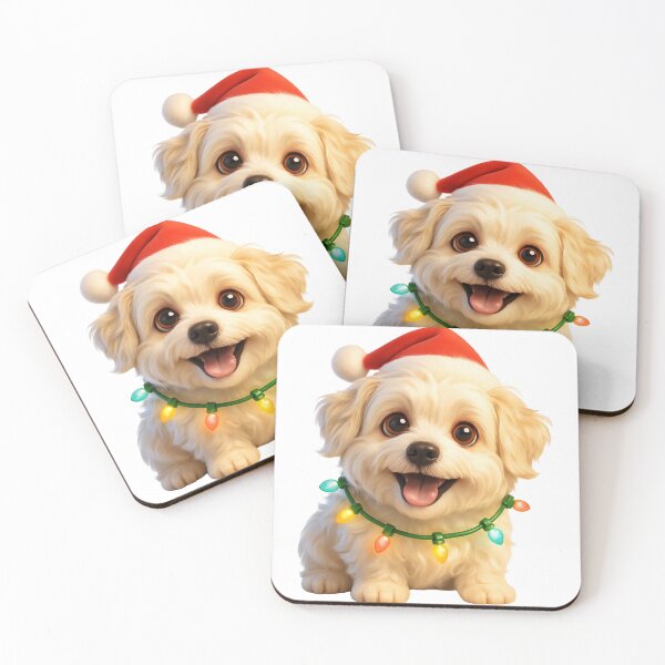 Item preview, Christmas Maltese Mix Dog designed and sold by Sillytoe.