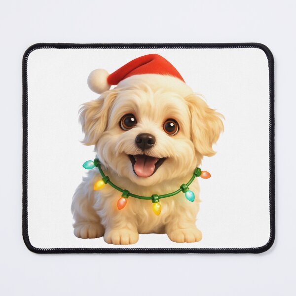 Item preview, Christmas Maltese Mix Dog designed and sold by Sillytoe.