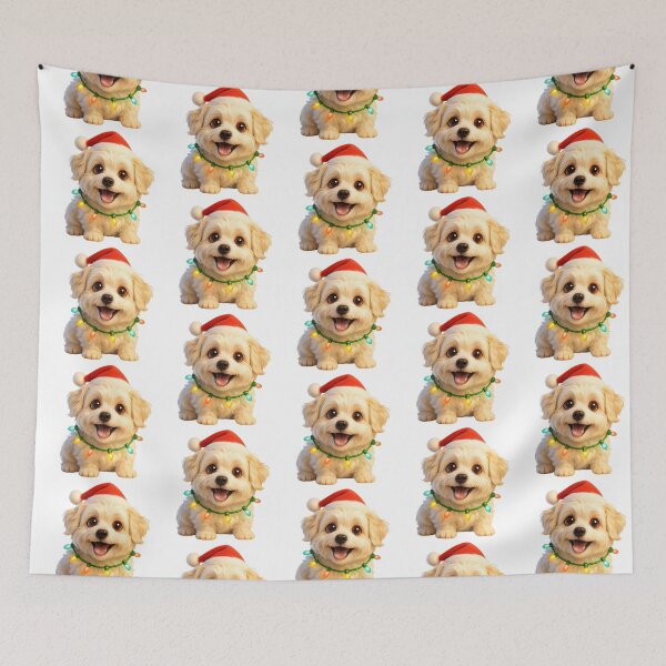Item preview, Christmas Maltese Mix Dog designed and sold by Sillytoe.