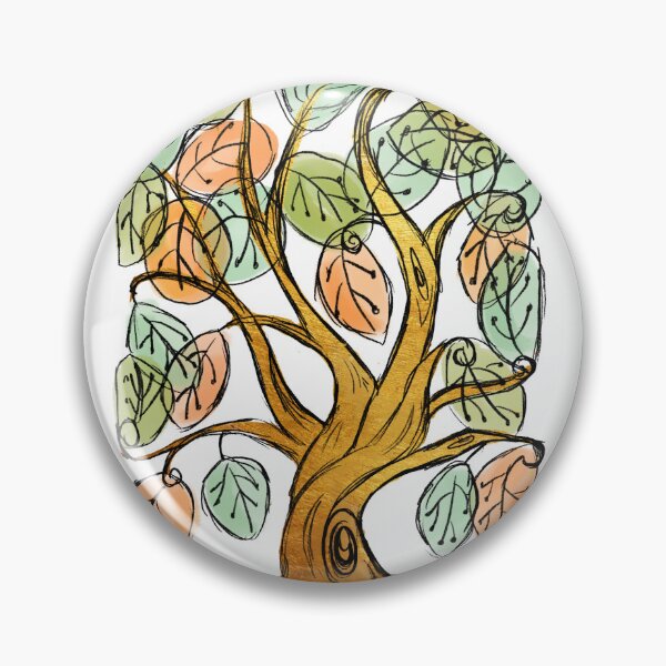 Item preview, Tree - green and orange designed and sold by Frida Andreasson.