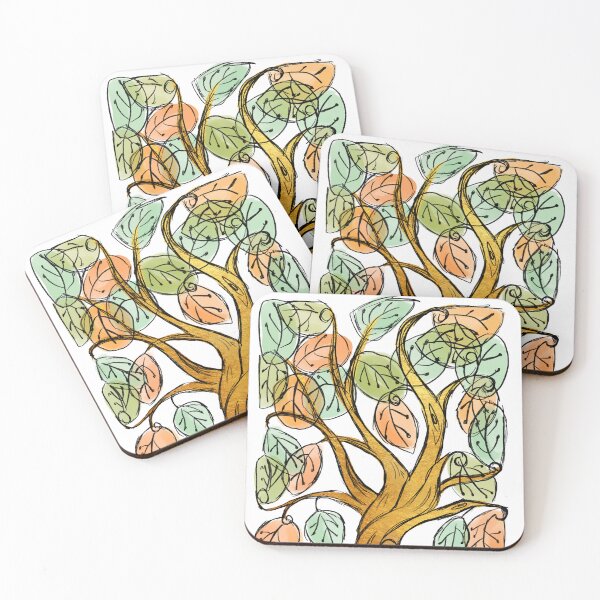 Item preview, Tree - green and orange designed and sold by Frida Andreasson.