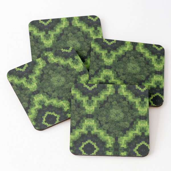 Item preview, Abstract Green Digital Glitch Camo Pattern designed and sold by Piotrek0001.