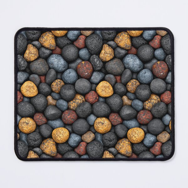 Item preview, Smooth Blue Brown and Grey River Pebbles designed and sold by Piotrek0001.