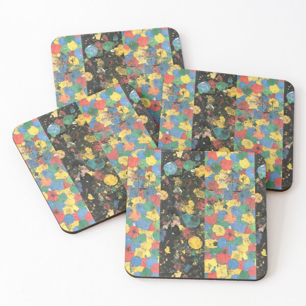 Item preview, Vibrant Colorful Paint Splatters on Dark Grunge designed and sold by Piotrek0001.