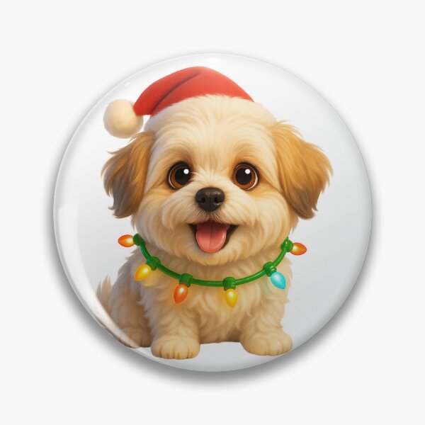 Item preview, Christmas Maltese Shih Tzu Dog designed and sold by Sillytoe.