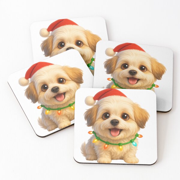 Item preview, Christmas Maltese Shih Tzu Dog designed and sold by Sillytoe.