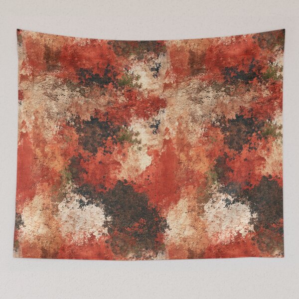 Item preview, Rusty Red and Black Grunge Painted Texture designed and sold by Piotrek0001.