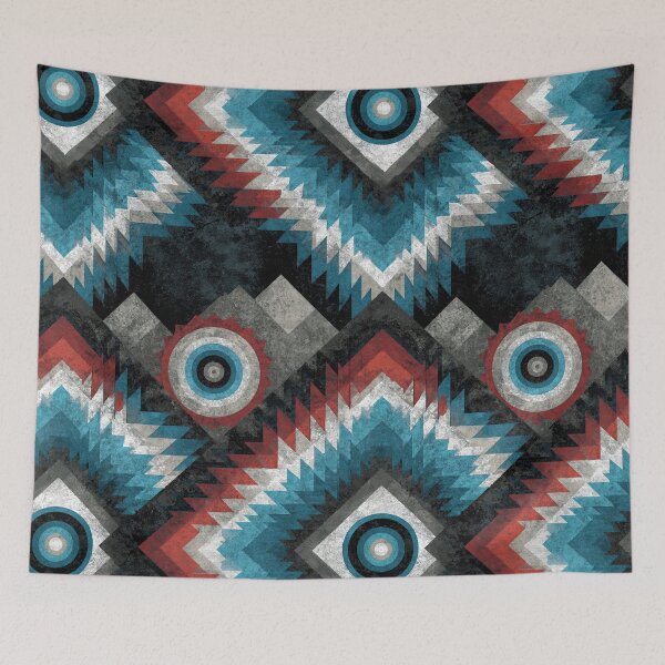 Item preview, Abstract Blue Sky and Earth Distressed Mirror Texture designed and sold by Piotrek0001.