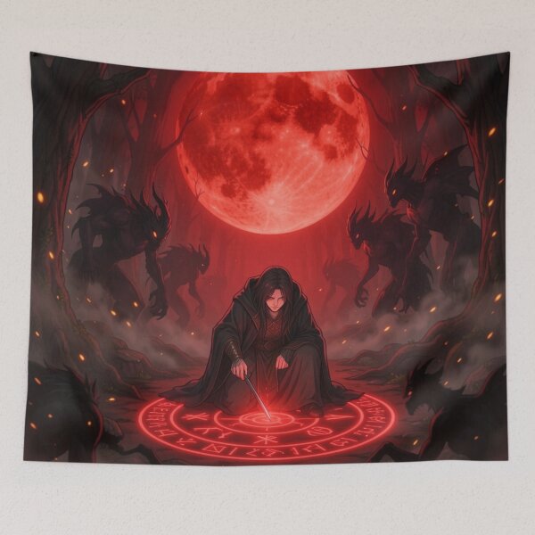 Item preview, Blood Moon Dark Fantasy designed and sold by tim tal.