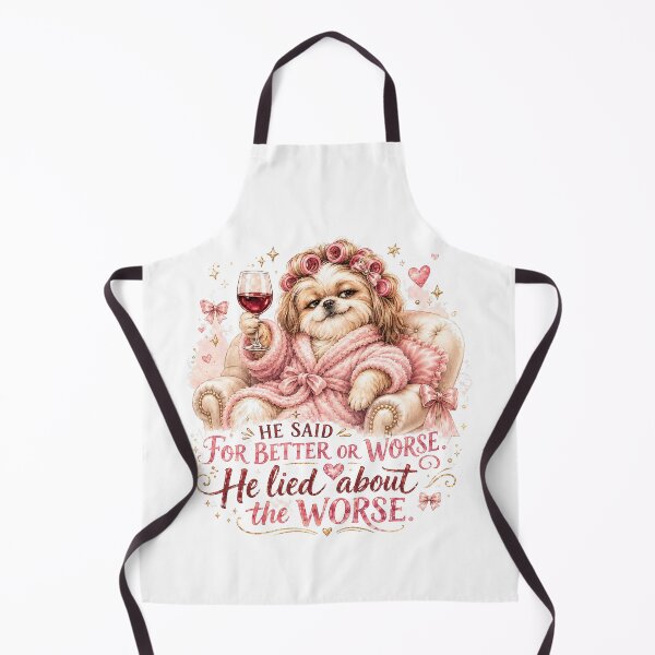 Item preview, Drama Queen Wife Gift Funny Wedding Vow Shih Tzu designed and sold by Gentlestate.