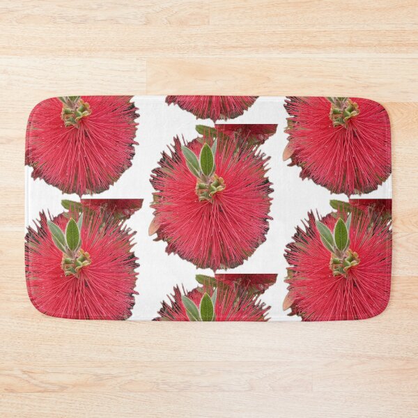 Item preview, Crimson Bottlebrush Bloom Isolated on White designed and sold by BalkanBloom.