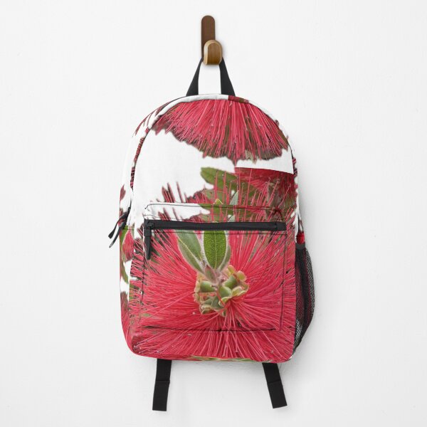 Item preview, Crimson Bottlebrush Bloom Isolated on White designed and sold by BalkanBloomArt.