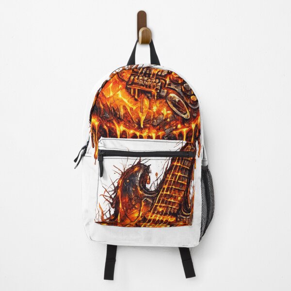 Item preview, Molten Metal Guitar T-Shirt | Fiery Melting Electric Guitar Art designed and sold by XxZainStylexX.
