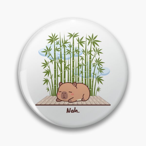 Item preview, Sleepy Capybara designed and sold by Qalam&Pixel.
