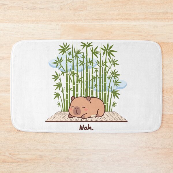 Item preview, Sleepy Capybara designed and sold by Qalam&Pixel.