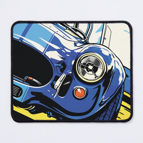 Item preview, Vintage Blue Roadster Classic Car Illustration designed and sold by RamyGallery.