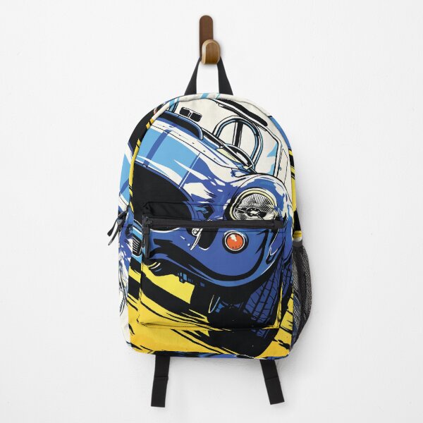 Item preview, Vintage Blue Roadster Classic Car Illustration designed and sold by RamyGallery.