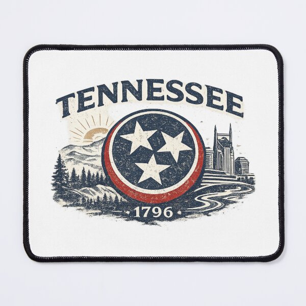 Item preview, Tennessee Minimalist Landmark State Pride Shirt designed and sold by UrbanStatic.