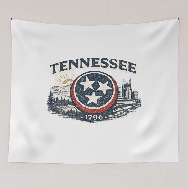 Item preview, Tennessee Minimalist Landmark State Pride Shirt designed and sold by UrbanStatic.